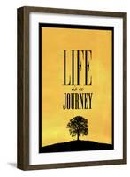 Life is a Journey-null-Framed Art Print