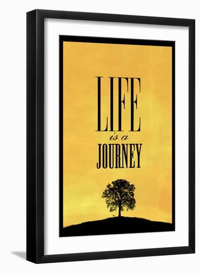 Life is a Journey-null-Framed Art Print