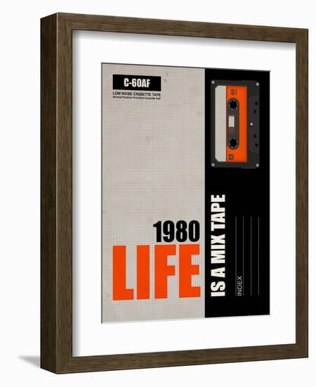 Life is a Mix Tape-NaxArt-Framed Art Print