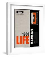 Life is a Mix Tape-NaxArt-Framed Art Print