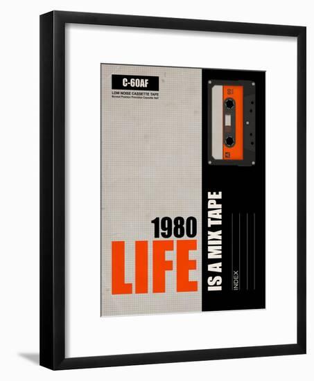 Life is a Mix Tape-NaxArt-Framed Art Print