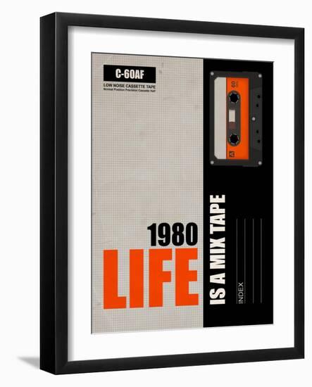 Life is a Mix Tape-NaxArt-Framed Art Print