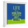 Life Is a One Time Offer 1-Lorand Okos-Framed Art Print