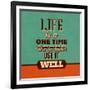 Life Is a One Time Offer-Lorand Okos-Framed Art Print