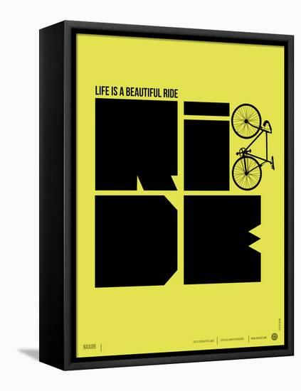 Life is a Ride Poster-NaxArt-Framed Stretched Canvas