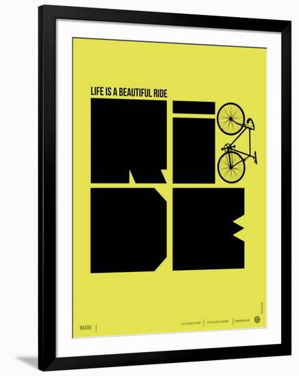 Life is a Ride Poster-NaxArt-Framed Premium Giclee Print