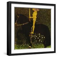 Life is a Struggle or the Golden Knight-Gustav Klimt-Framed Giclee Print