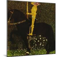 Life is a Struggle or the Golden Knight-Gustav Klimt-Mounted Giclee Print