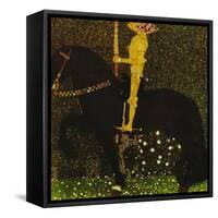 Life is a Struggle or the Golden Knight-Gustav Klimt-Framed Stretched Canvas