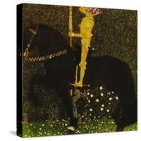 Life is a Struggle or the Golden Knight-Gustav Klimt-Stretched Canvas