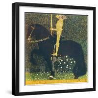 Life Is a Struggle (The Golden Knight) 1903-Gustav Klimt-Framed Giclee Print