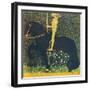 Life Is a Struggle (The Golden Knight) 1903-Gustav Klimt-Framed Giclee Print