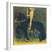 Life Is a Struggle (The Golden Knight) 1903-Gustav Klimt-Framed Giclee Print