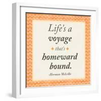 Life is a Voyage-Janice Gaynor-Framed Premium Giclee Print