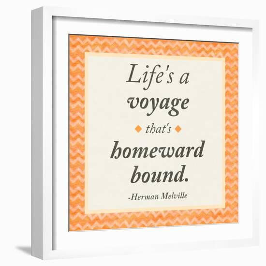 Life is a Voyage-Janice Gaynor-Framed Premium Giclee Print