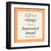 Life is a Voyage-Janice Gaynor-Framed Art Print