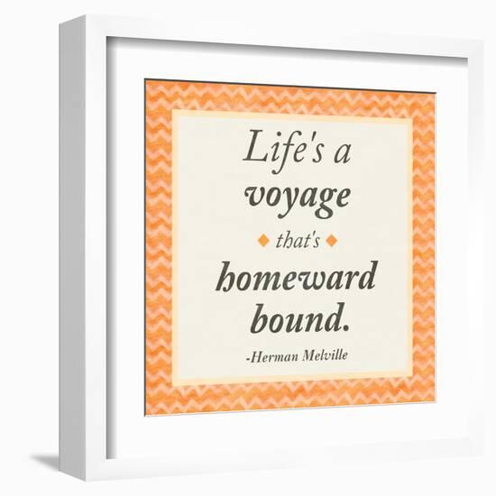 Life is a Voyage-Janice Gaynor-Framed Art Print
