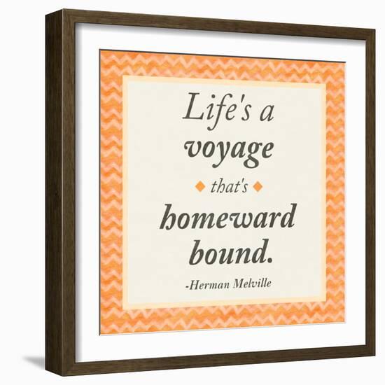 Life is a Voyage-Janice Gaynor-Framed Art Print