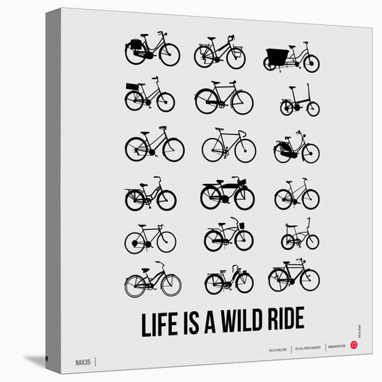 Life is a Wild Ride Poster I-NaxArt-Stretched Canvas