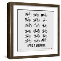 Life is a Wild Ride Poster I-NaxArt-Framed Art Print