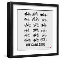 Life is a Wild Ride Poster I-NaxArt-Framed Art Print