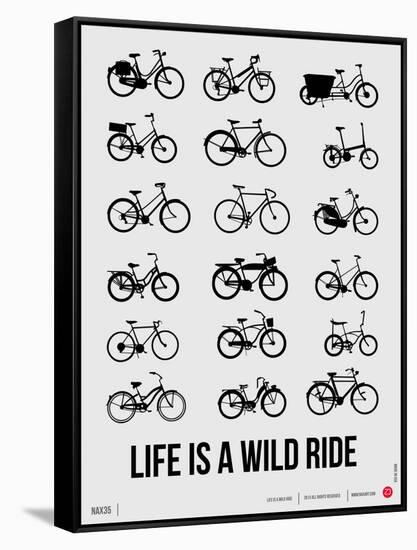 Life is a Wild Ride Poster I-NaxArt-Framed Stretched Canvas