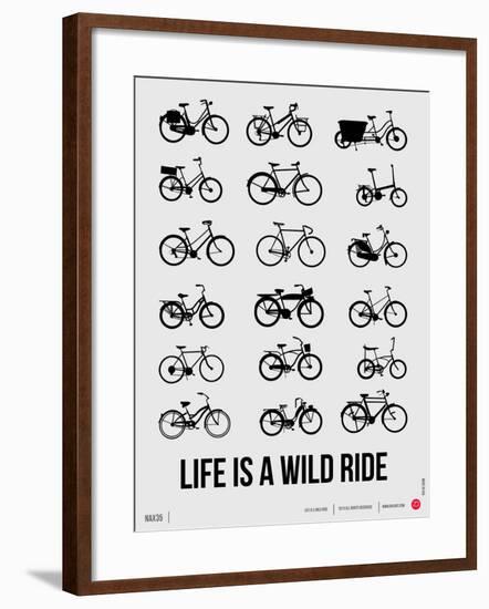 Life is a Wild Ride Poster I-NaxArt-Framed Art Print