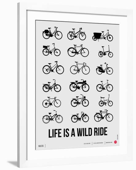 Life is a Wild Ride Poster I-NaxArt-Framed Art Print