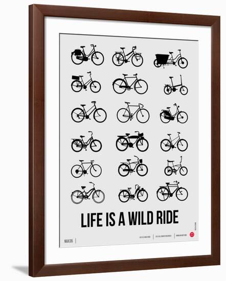 Life is a Wild Ride Poster I-NaxArt-Framed Art Print