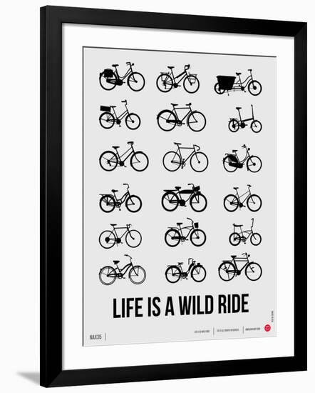 Life is a Wild Ride Poster I-NaxArt-Framed Art Print