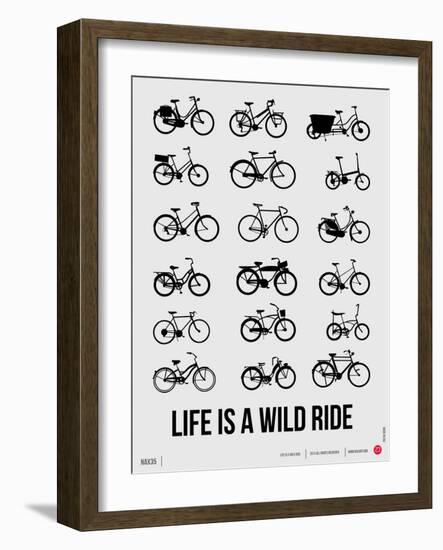 Life is a Wild Ride Poster I-NaxArt-Framed Art Print