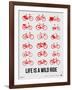 Life is a Wild Ride Poster II-NaxArt-Framed Art Print