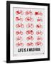 Life is a Wild Ride Poster II-NaxArt-Framed Art Print