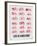 Life is a Wild Ride Poster II-NaxArt-Framed Art Print