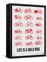 Life is a Wild Ride Poster II-NaxArt-Framed Stretched Canvas