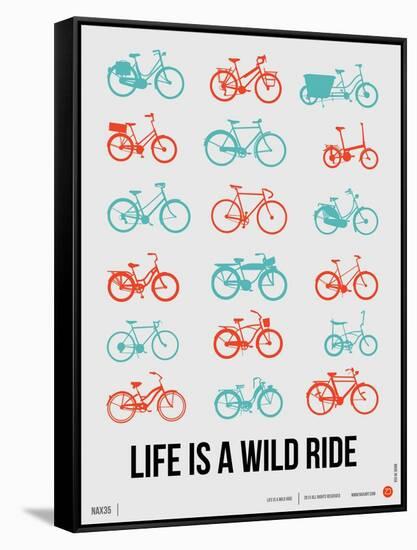 Life is a Wild Ride Poster III-NaxArt-Framed Stretched Canvas