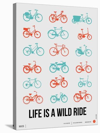 Life is a Wild Ride Poster III-NaxArt-Stretched Canvas