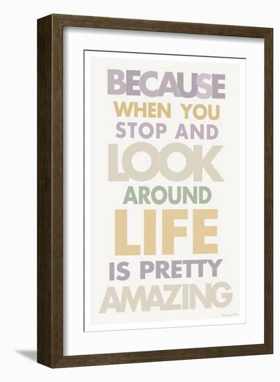 Life is Amazing II Pastel-Mercedes Lopez Charro-Framed Art Print