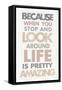 Life is Amazing II-Mercedes Lopez Charro-Framed Stretched Canvas