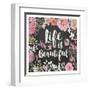 Life Is Beautiful Floral-Alicia Vidal-Framed Art Print