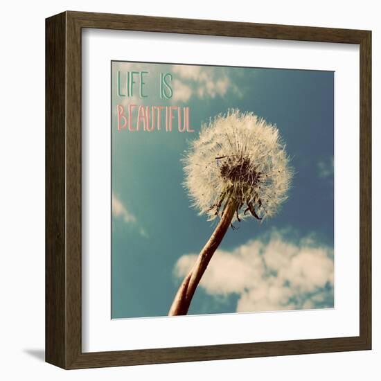 Life is Beautiful-Gail Peck-Framed Art Print