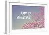 Life Is Beautiful-Vintage Skies-Framed Premium Giclee Print