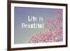Life Is Beautiful-Vintage Skies-Framed Giclee Print