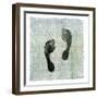 Life Is Better at the Lake Foot Print-LightBoxJournal-Framed Giclee Print