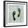 Life Is Better at the Lake Foot Print-LightBoxJournal-Framed Giclee Print