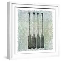 Life Is Better at the Lake Oars-LightBoxJournal-Framed Giclee Print