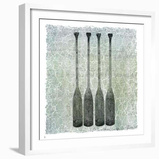 Life Is Better at the Lake Oars-LightBoxJournal-Framed Giclee Print