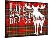 Life Is Better at the Lodge-Jacob Bates Abbott-Mounted Giclee Print