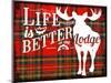 Life Is Better at the Lodge-Jacob Bates Abbott-Mounted Giclee Print