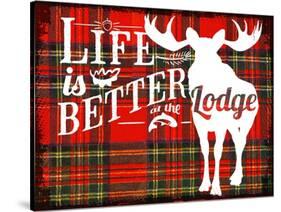 Life Is Better at the Lodge-Jacob Bates Abbott-Stretched Canvas